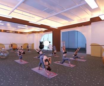 Modern Yoga Room-ID:926393999