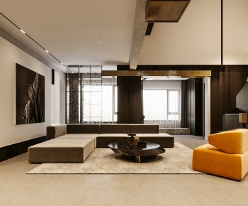 Modern A Living Room-ID:542414905