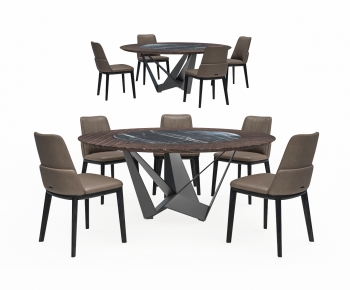 Modern Dining Table And Chairs-ID:372064118