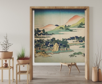 Japanese Style Door Curtain-ID:257215983