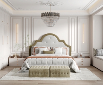 Simple European Style Bedroom-ID:368983981