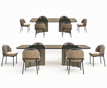 Modern Dining Table And Chairs-ID:864538912