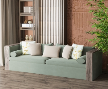 New Chinese Style A Sofa For Two-ID:154550185