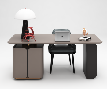 Modern Computer Desk And Chair-ID:227123028