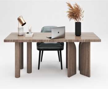 Modern Computer Desk And Chair-ID:843930015