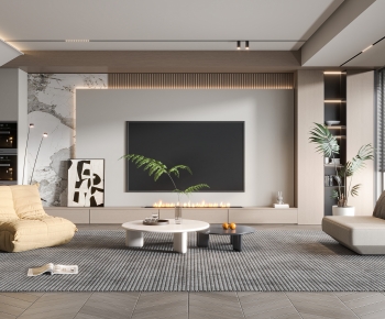 Modern A Living Room-ID:406692036