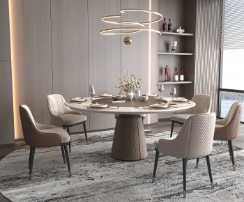 Modern Dining Table And Chairs-ID:798532964
