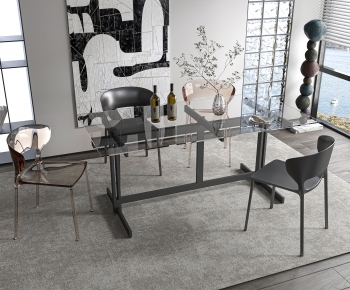 Modern Dining Table And Chairs-ID:531893015