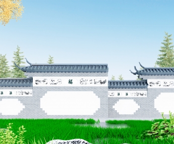 Chinese Style Building Component-ID:596245054