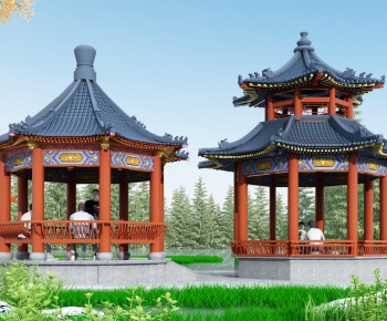 Chinese Style Building Component-ID:215743066