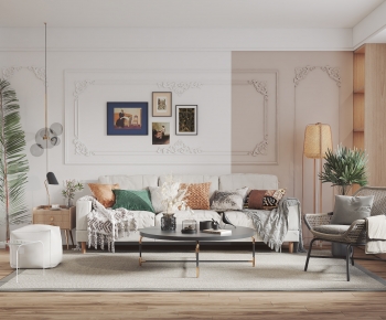 Nordic Style A Living Room-ID:335994965