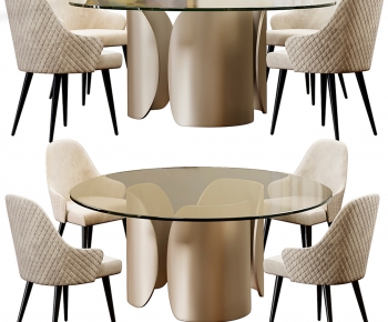 Modern Dining Table And Chairs-ID:544476036