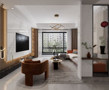 Modern A Living Room-ID:930825952