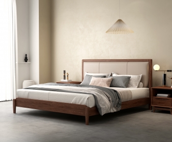 New Chinese Style Double Bed-ID:366913083