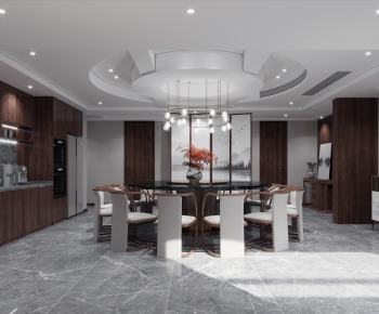 New Chinese Style Dining Room-ID:486946115