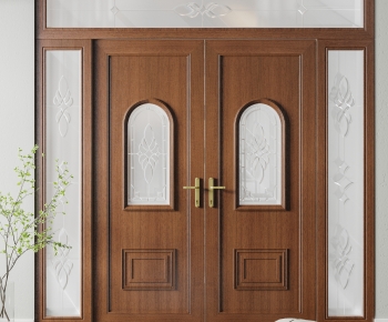Simple European Style Double Door-ID:840583093