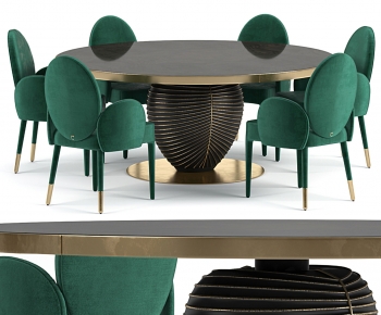 Modern Dining Table And Chairs-ID:737234126