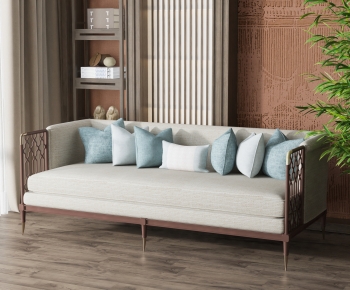 New Chinese Style A Sofa For Two-ID:836347103