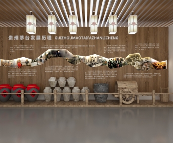 New Chinese Style Exhibition Hall-ID:615087992