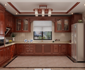New Chinese Style Open Kitchen-ID:790786033