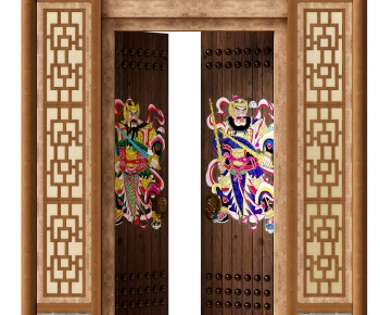 Chinese Style Double Door-ID:549196961