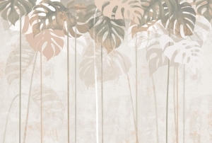 ModernAnimal And Plant Pattern Wallpaper