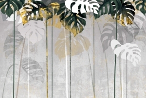 ModernAnimal And Plant Pattern Wallpaper