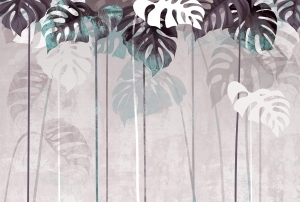 ModernAnimal And Plant Pattern Wallpaper