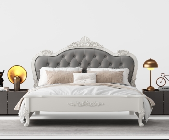 American Style Double Bed-ID:757456065
