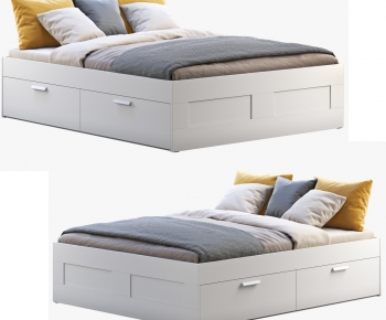 Modern Double Bed-ID:622734073