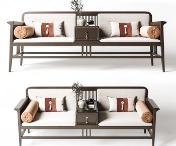 New Chinese Style A Sofa For Two-ID:498256923