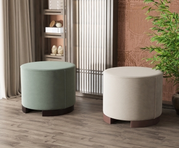 New Chinese Style Sofa Stool-ID:926346069