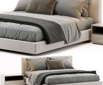 Modern Double Bed-ID:728482967