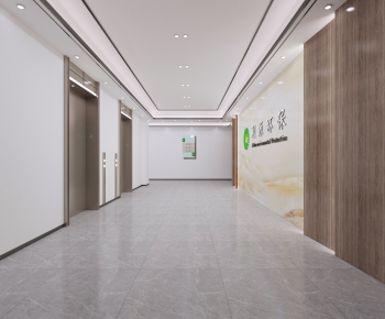 Modern Corridor/elevator Hall-ID:990880975