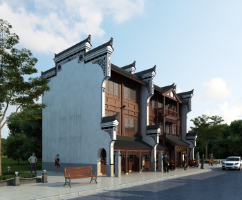 Chinese Style Ancient Architectural Buildings-ID:354624031