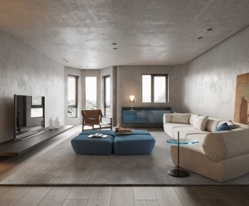 Wabi-sabi Style A Living Room-ID:117819079