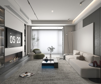 Modern A Living Room-ID:894793993