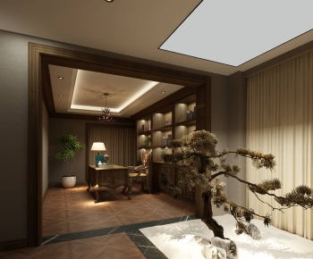 New Chinese Style Study Space-ID:225729952
