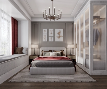 Simple European Style Bedroom-ID:462367065