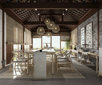 New Chinese Style Teahouse Tea House-ID:567240954