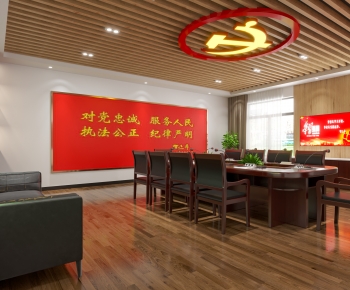 New Chinese Style Meeting Room-ID:227236034