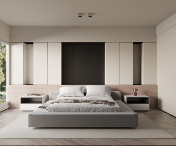 Modern Wabi-sabi Style Bedroom-ID:309235108