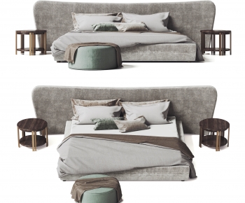 Modern Double Bed-ID:135078912