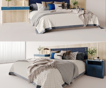 Modern Double Bed-ID:231894024