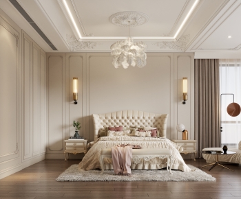 French Style Bedroom-ID:689139426