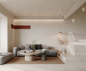 Wabi-sabi Style A Living Room-ID:785932068