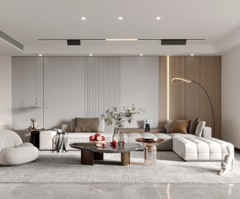 Modern A Living Room-ID:851030318