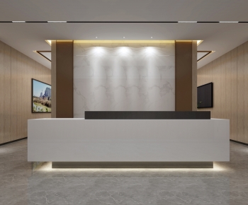 Modern Office Reception Desk-ID:308434966