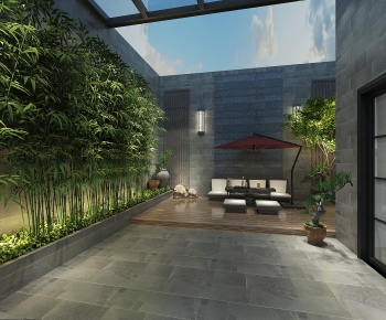 Modern Courtyard/landscape-ID:344019894