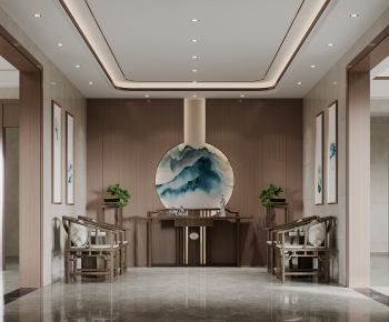 New Chinese Style Hallway-ID:323939337